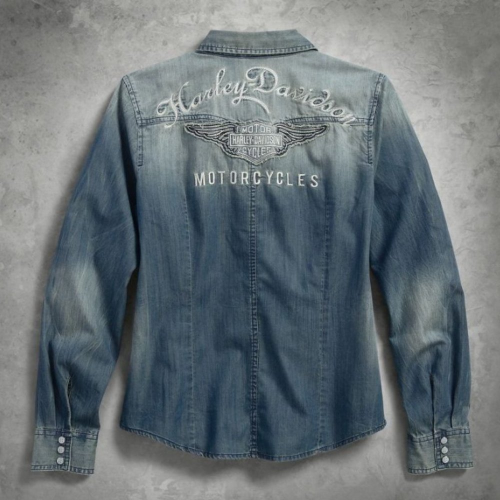 Harley-Davidson Pearl Snap Denim shirt